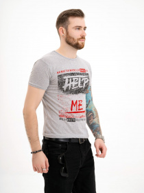 Футболка ISSA Plus модель GN4-123_grey Фото