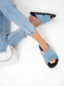 Шльопанці ISSA Plus модель OB2-249_blue Фото