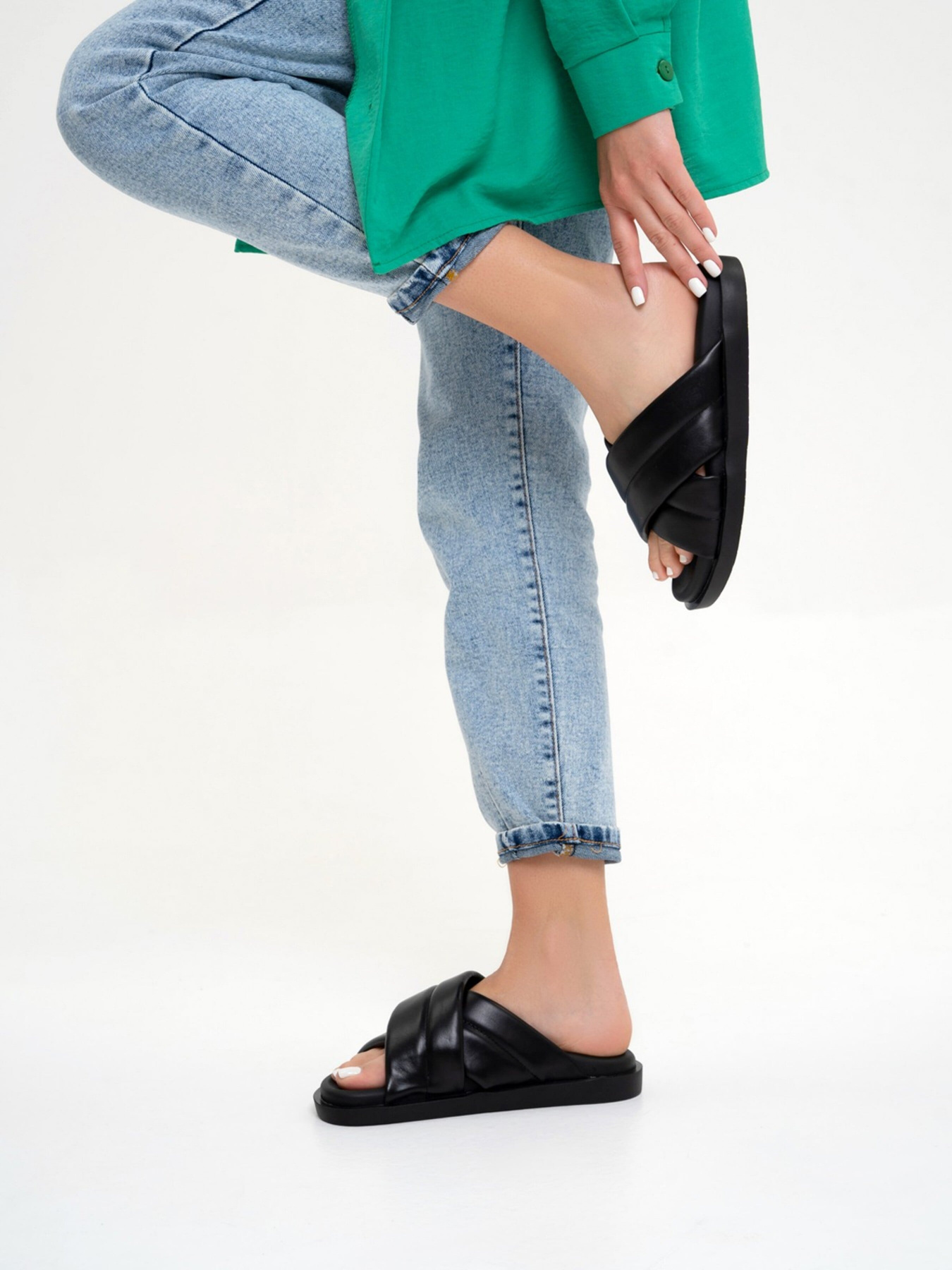 Шльопанці ISSA Plus модель OB2-250_black Фото