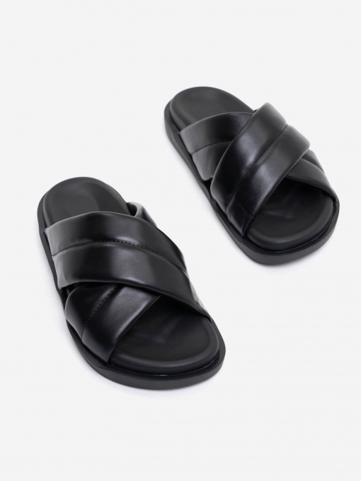 Шлепанцы ISSA Plus модель OB2-250_black Фото