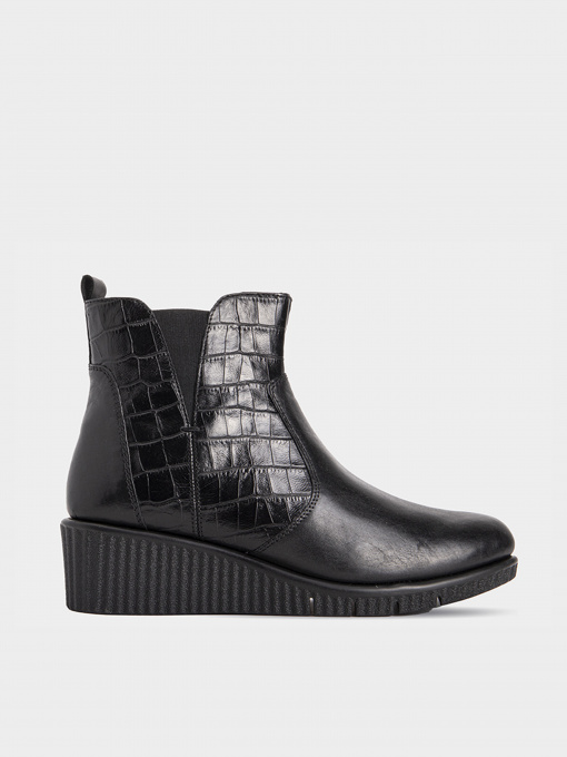 Ботинки и сапоги Caprice модель 25461-25-039 BLACK CROCO COMB Фото