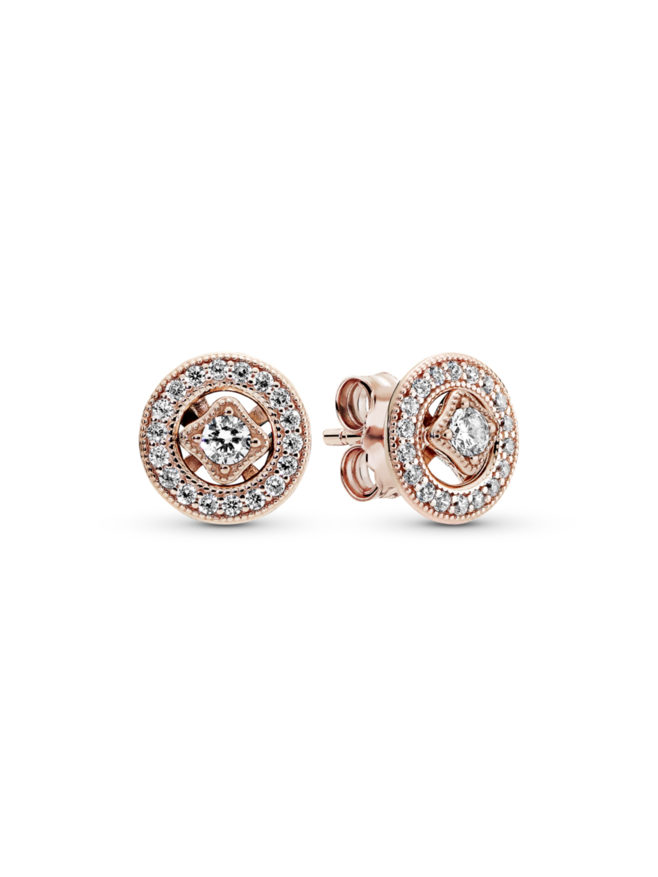 Серьги-гвоздики PANDORA Moments модель 280721CZ Фото