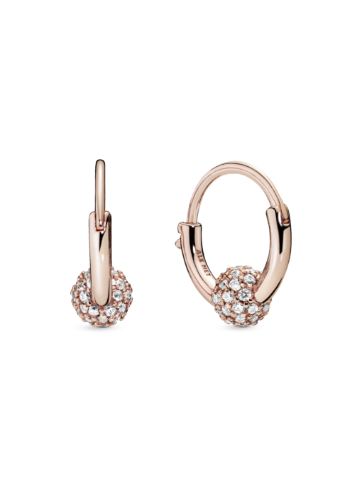 Серьги-подвески PANDORA Moments модель 288294CZ Фото