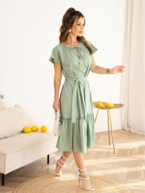 Платье миди ISSA Plus модель 13955_mint Фото