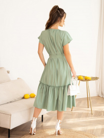 Сукня міді ISSA Plus модель 13955_mint Фото