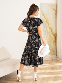 Сукня міді ISSA Plus модель 13956_black Фото