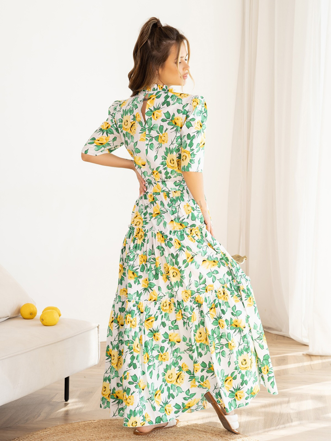 Сукня максі ISSA Plus модель 13976_white Фото