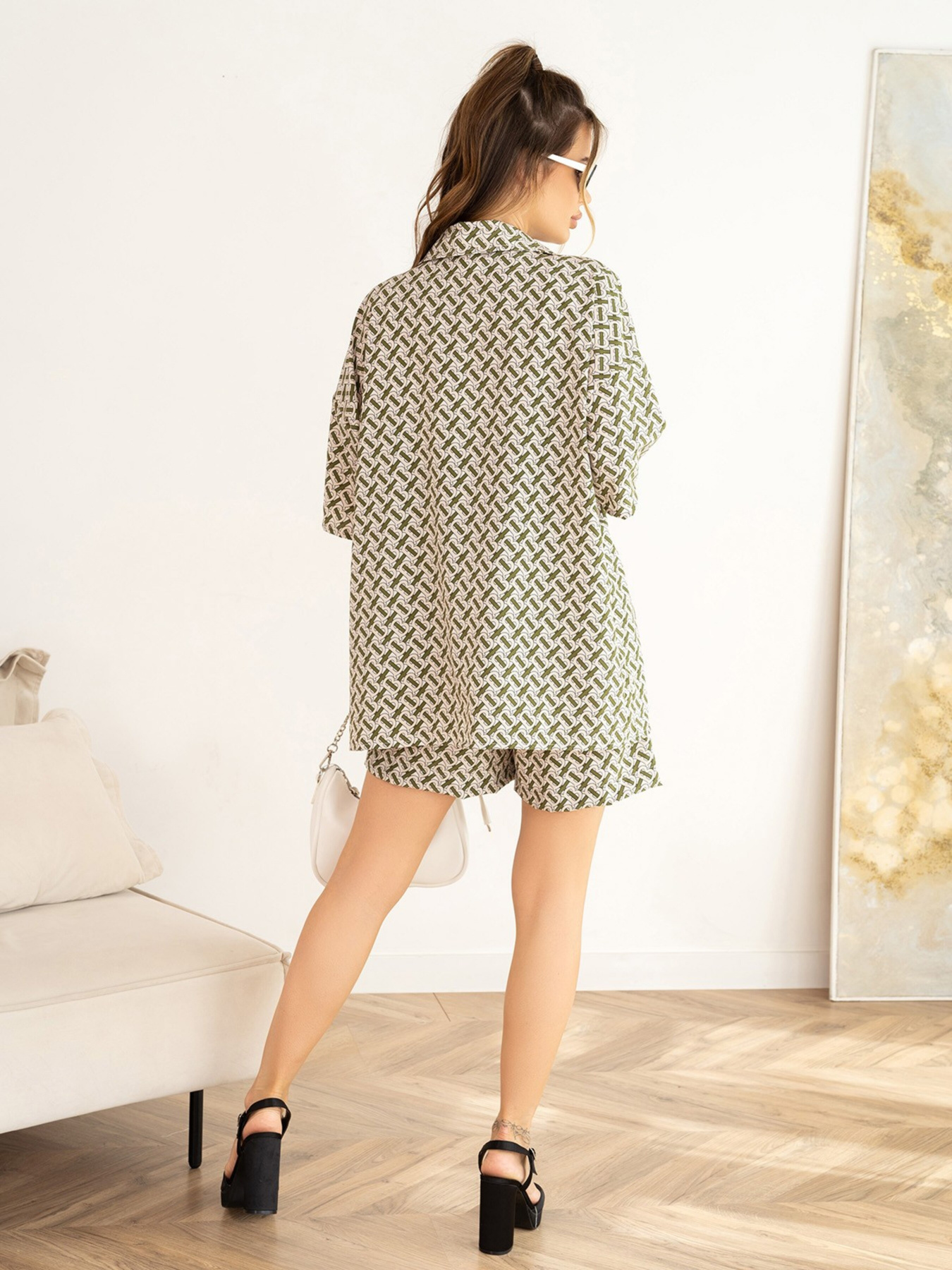 Повсякденний костюм ISSA Plus модель 13980_khaki Фото