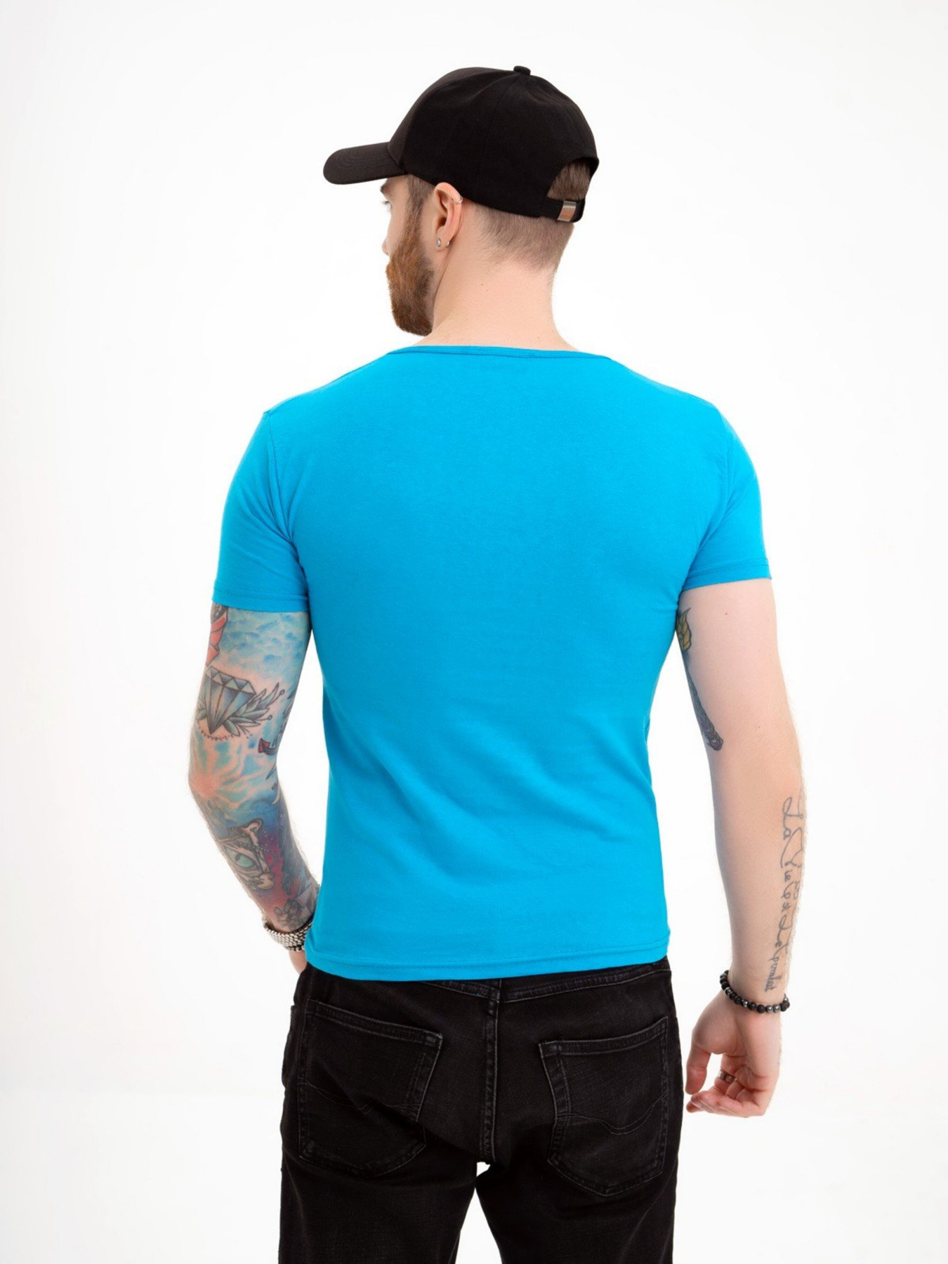 Футболка ISSA Plus модель GN4-111_lightblue Фото