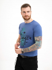 Футболка ISSA Plus модель GN4-112_darkblue Фото