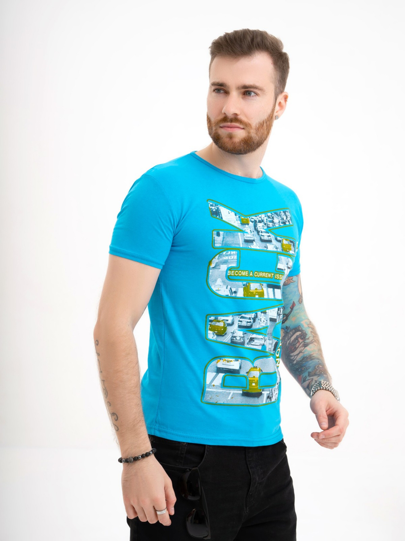 Футболка ISSA Plus модель GN4-119_lightblue Фото