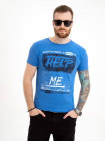 Футболка ISSA Plus модель GN4-123_lightblue Фото