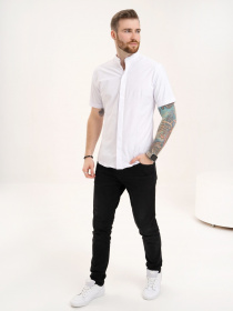 Рубашка ISSA Plus модель GN4-128_white Фото