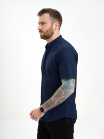 Сорочка повсякденна ISSA Plus модель GN4-128_darkblue Фото