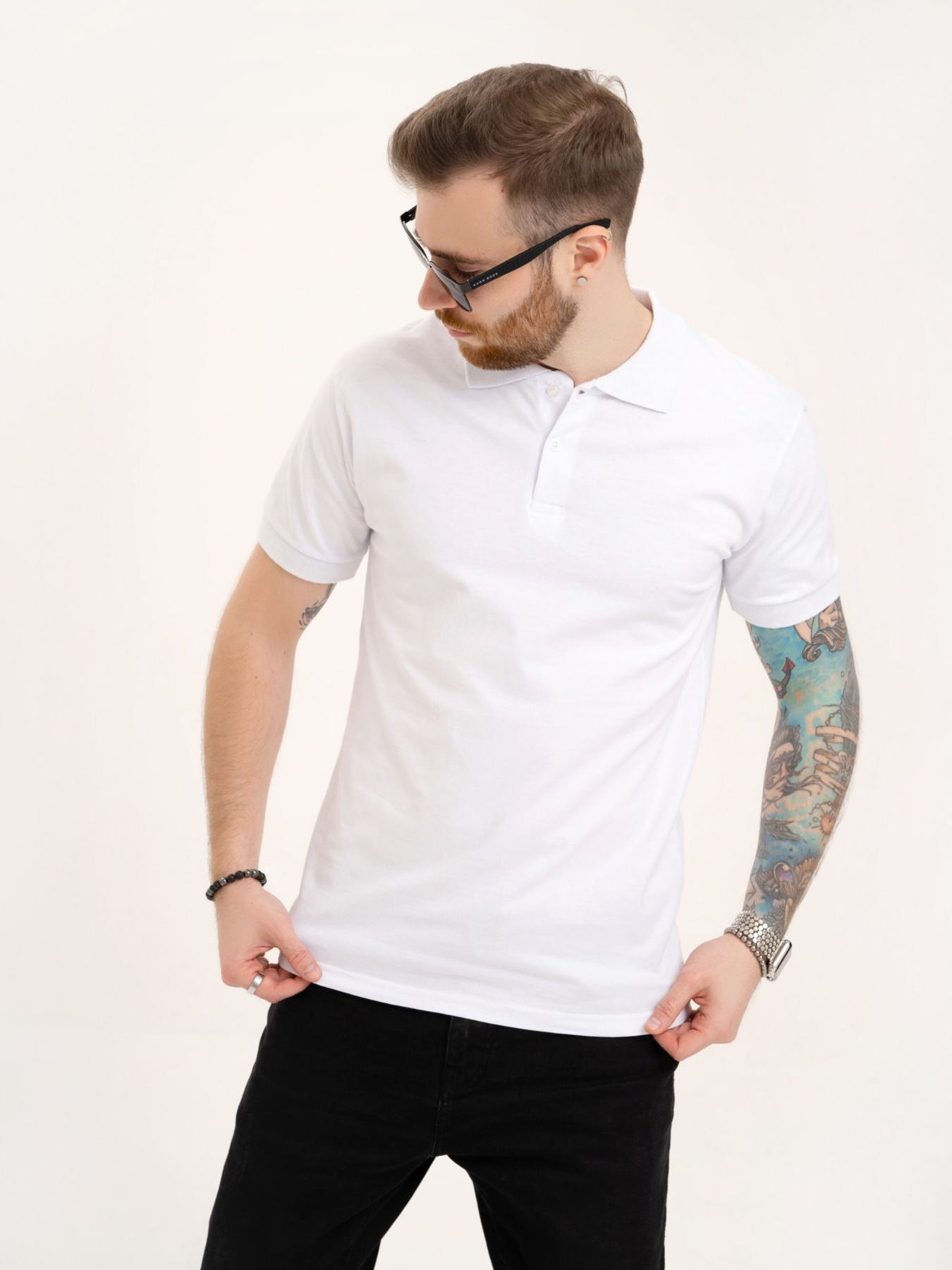 Поло ISSA Plus модель GN4-135_white Фото