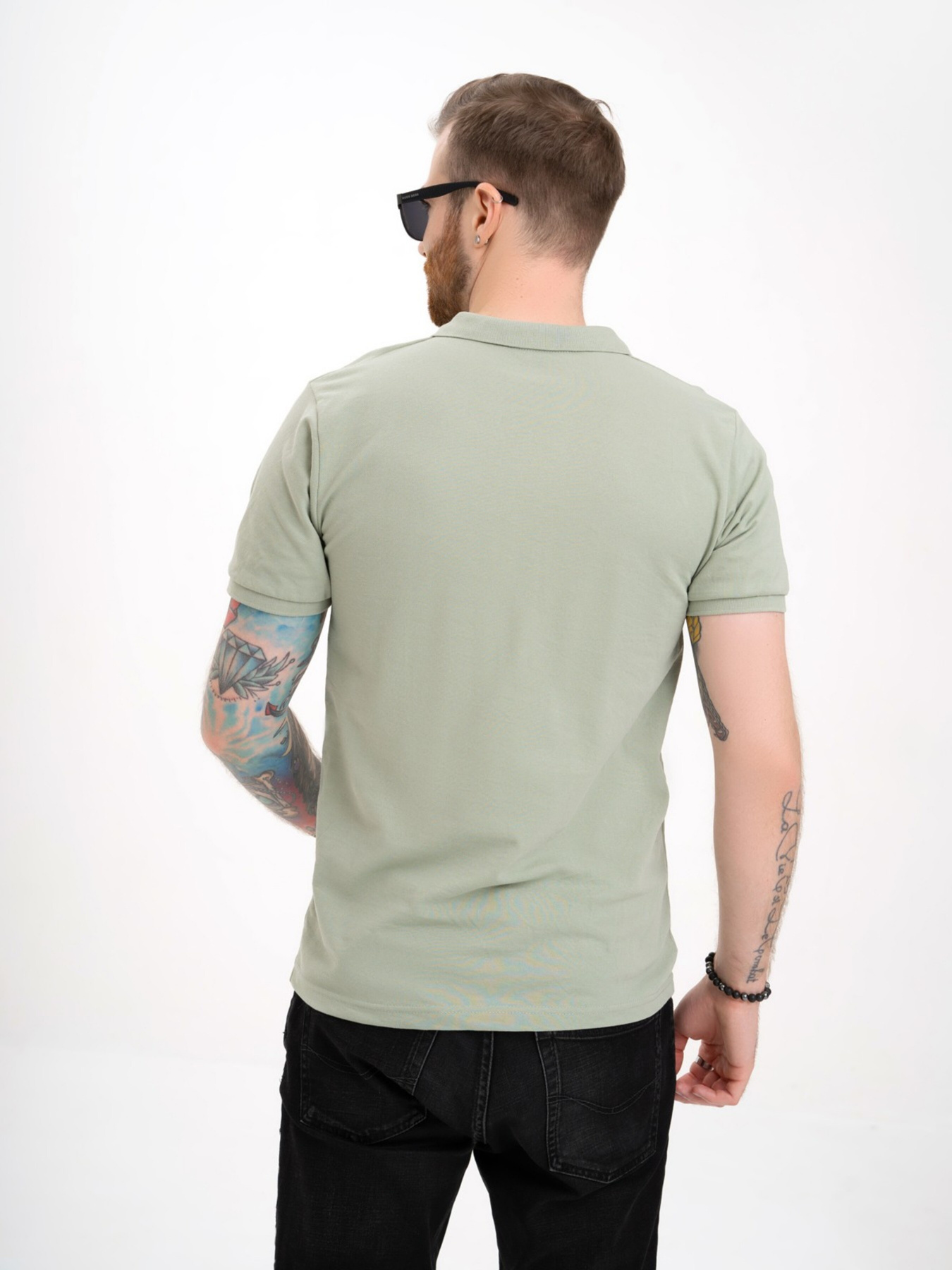 Поло ISSA Plus модель GN4-135_olive Поло ISSA Plus модель GN4-135_olive Фото