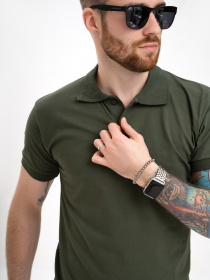 Поло ISSA Plus модель GN4-135_khaki Поло ISSA Plus модель GN4-135_khaki Фото