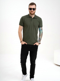 Поло ISSA Plus модель GN4-135_khaki Поло ISSA Plus модель GN4-135_khaki Фото