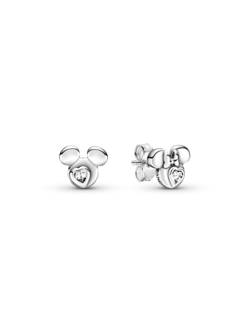 Серьги-гвоздики PANDORA Moments модель 299258C01 Фото