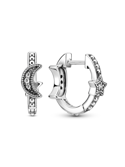 Серьги-подвески PANDORA Moments модель 299152C01 Фото