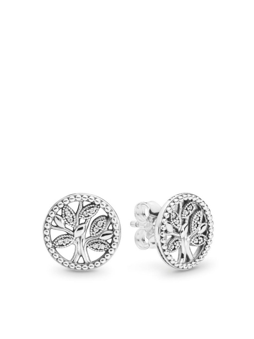 Серьги-гвоздики PANDORA Moments модель 297843CZ Фото