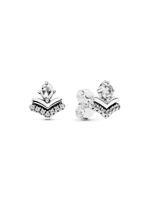 Серьги-гвоздики PANDORA Moments модель 297787CZ Фото