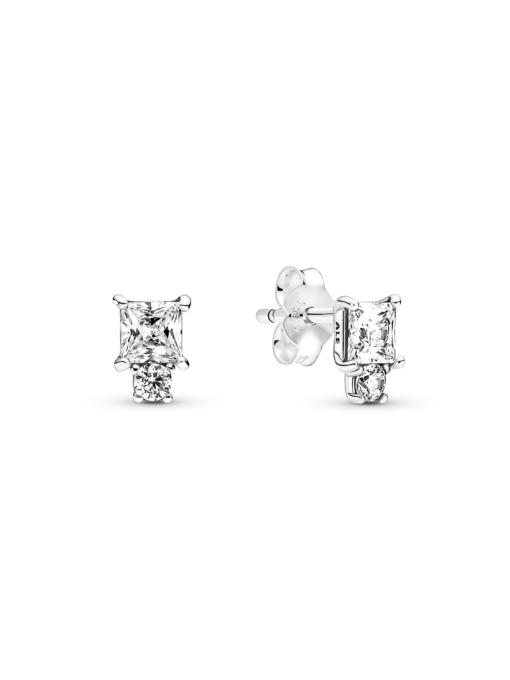 Серьги-гвоздики PANDORA Moments модель 290036C01 Фото