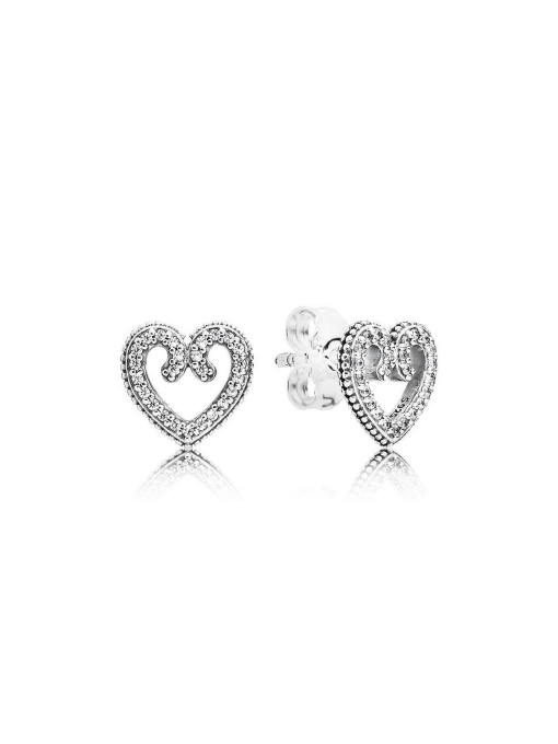 Серьги-гвоздики PANDORA Moments модель 297099CZ Фото