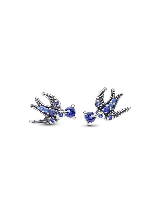 Серьги-гвоздики PANDORA Moments модель 292568C01 Фото