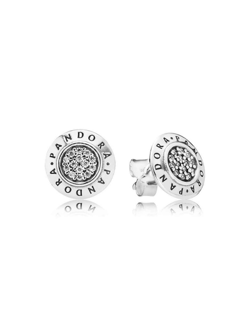 Серьги-гвоздики PANDORA Moments модель 290559CZ Фото