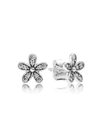 Серьги-гвоздики PANDORA Moments модель 290570CZ Фото