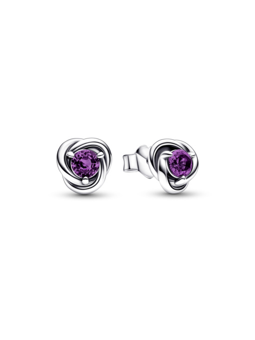 Серьги-гвоздики PANDORA Moments модель 292334C02 Фото