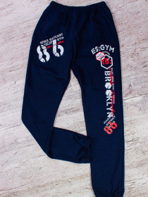 Штаны спортивные Носи своє модель 6060-057-33-chornilxno-sinj Фото