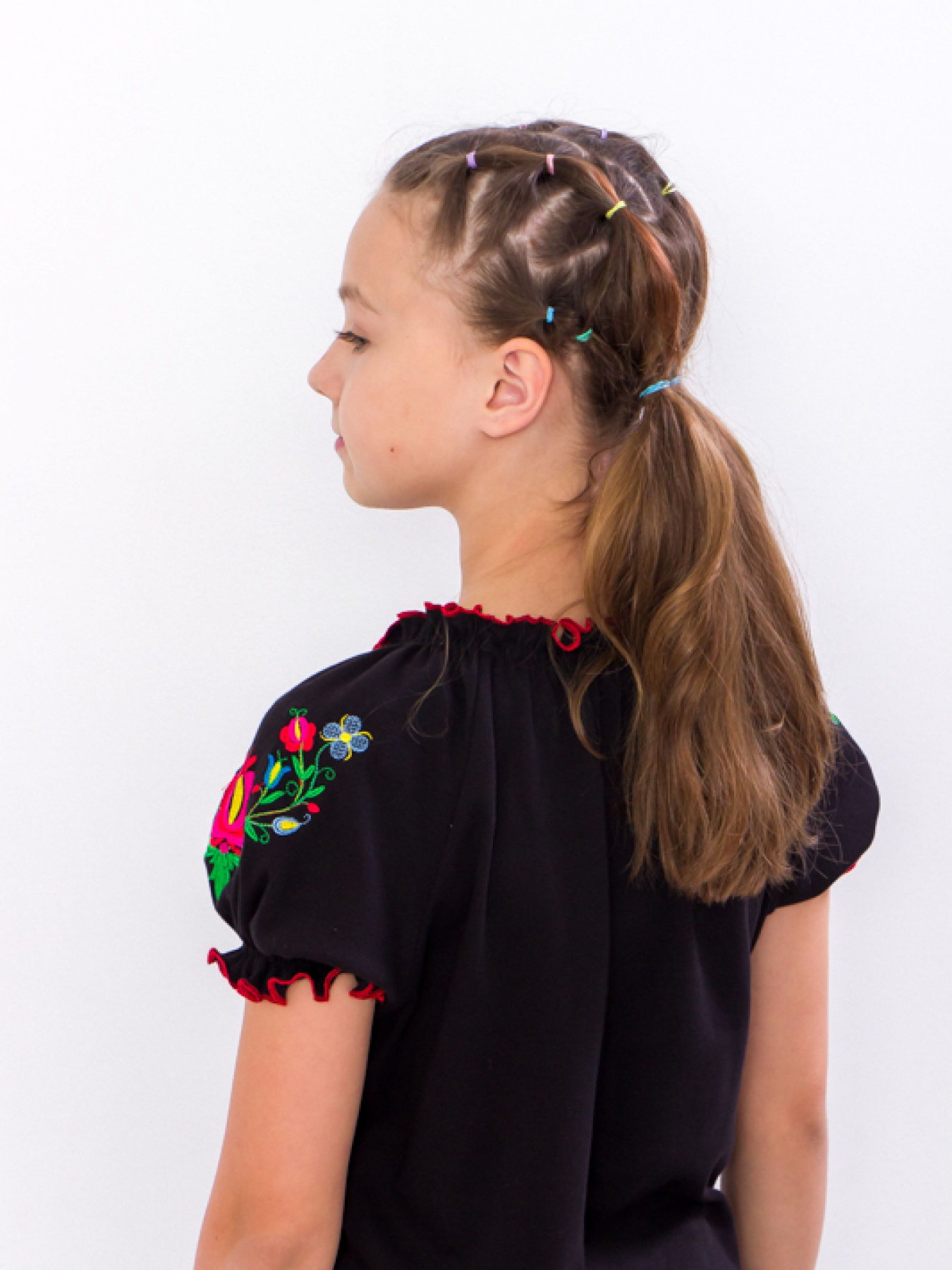 Вишита сорочка Носи своє модель 6366-015-22-chornij-kvti Фото