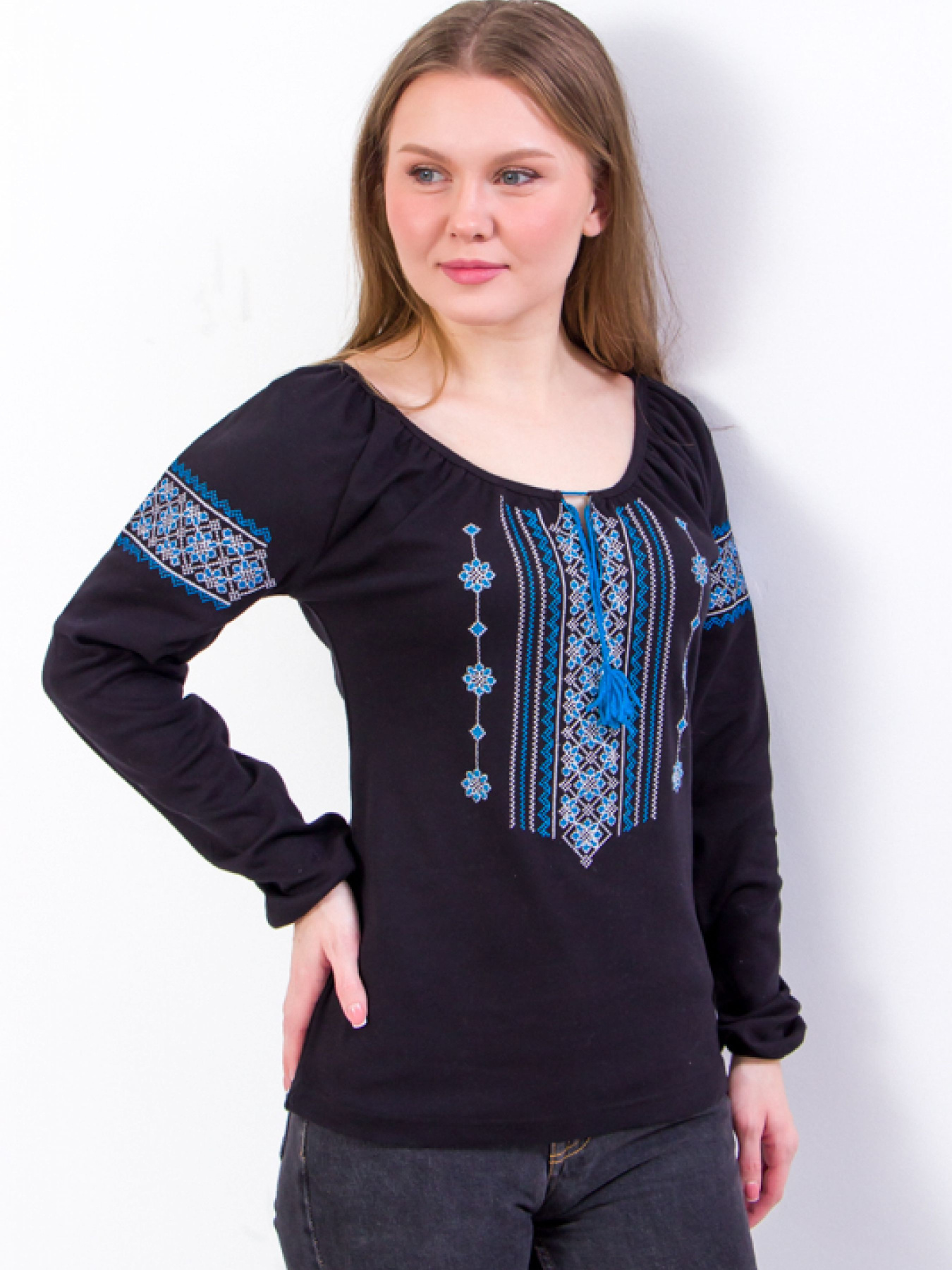 Вишита сорочка Носи своє Модель 8607-015-22-blakitnij Фото