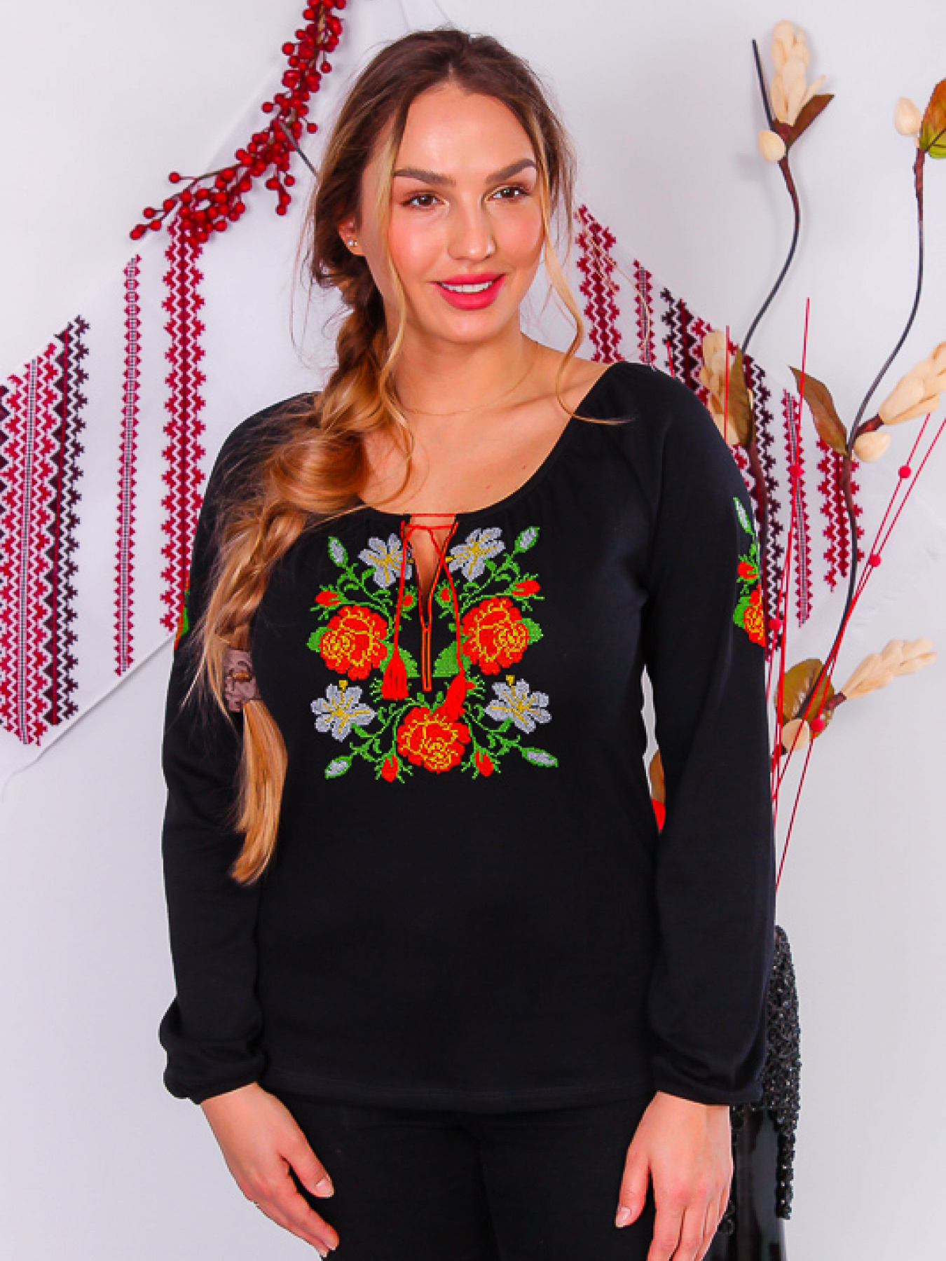 Вишита сорочка Носи своє Модель 8607-015-22-troqndi-romashki Фото