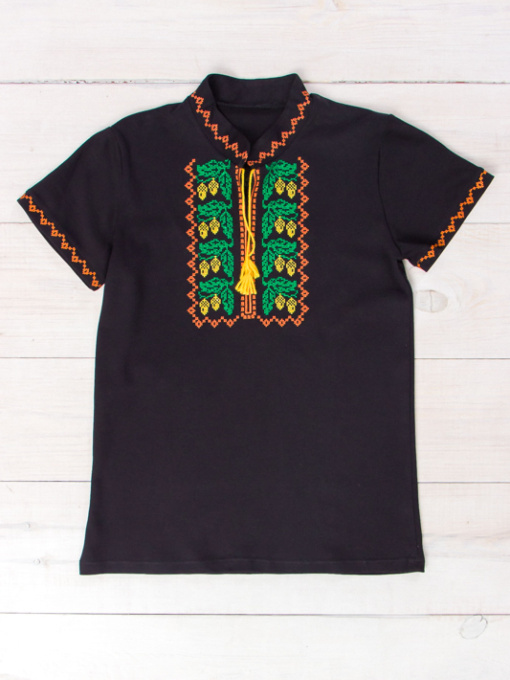 Вышитая рубашка Носи своє модель 8606-015-22-pomaranchevij Фото