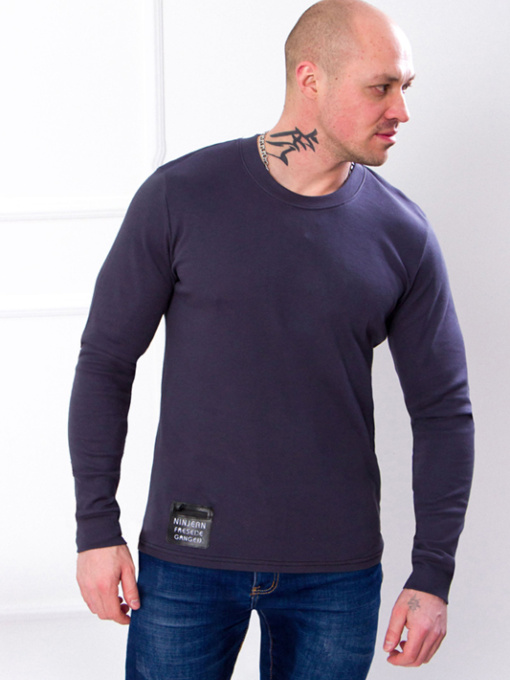 Лонгслив Носи своє модель 8631-015-temnij-graft Фото