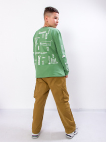 Лонгслів Носи своє модель 6363-036-33-fstashkovij-nadpisi Фото