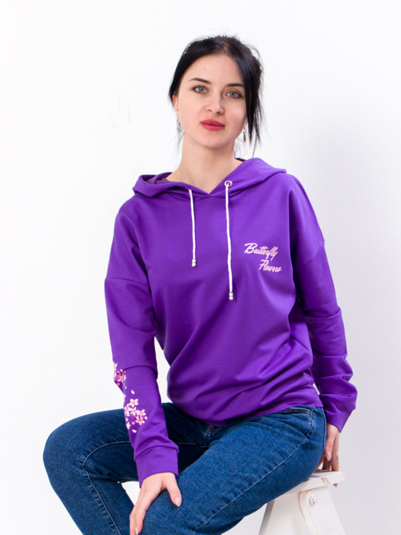 Худи Носи своє модель 8155-057-33-temno-buzkovij-sakura Фото