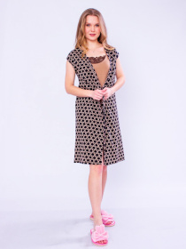 Ночная рубашка Носи своє модель 8077-002-kola-na-chornomu Фото