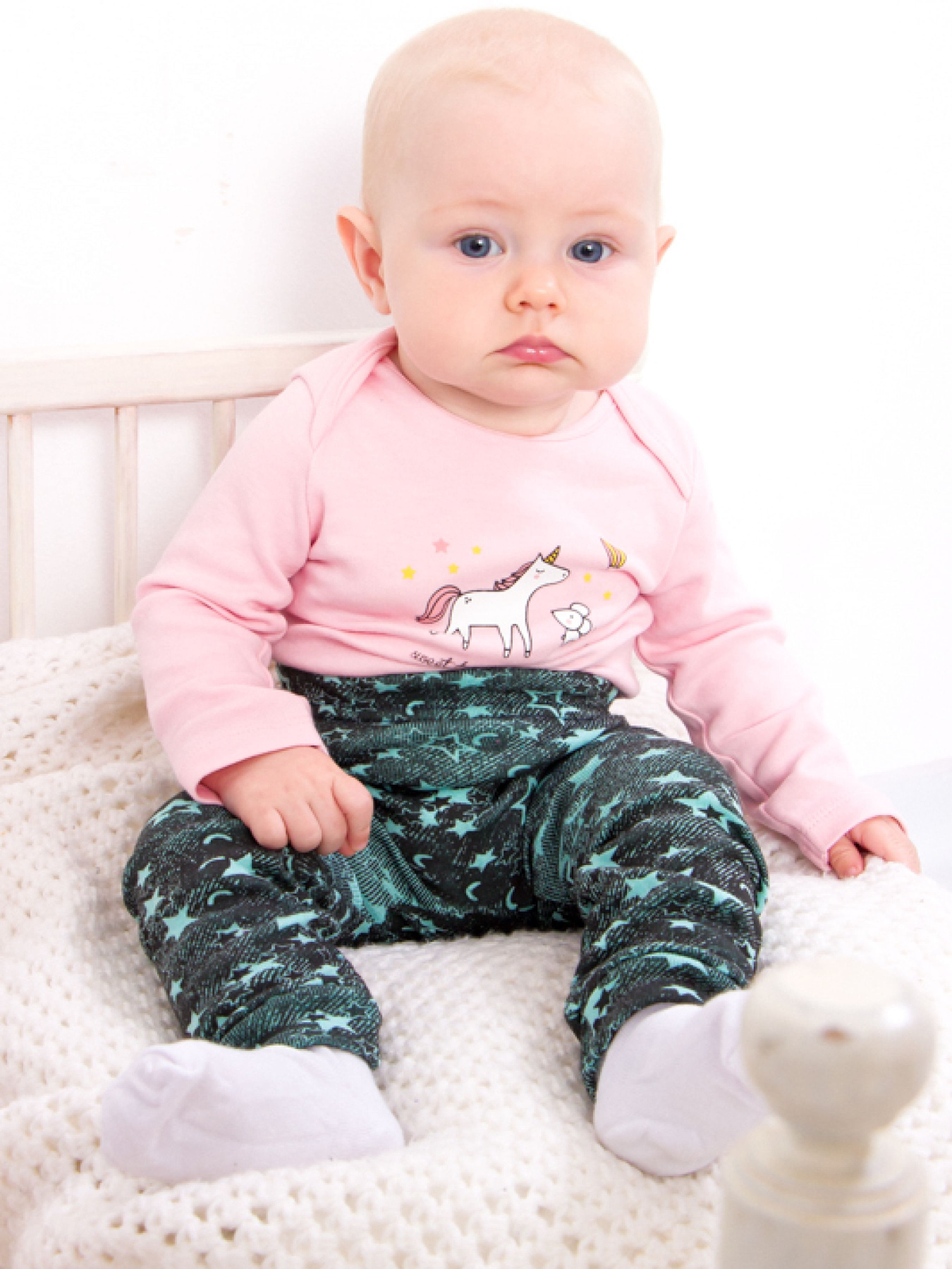 Повзунки Носи своє модель 9144-063-5-mentolov-zrki-na-chornom Фото