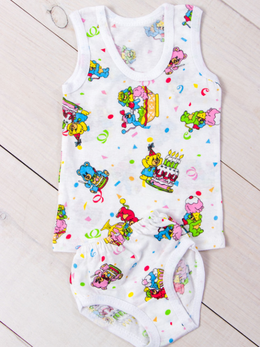 Комплект белья Носи своє модель 9687-002V-tortiki-zvrqta Фото