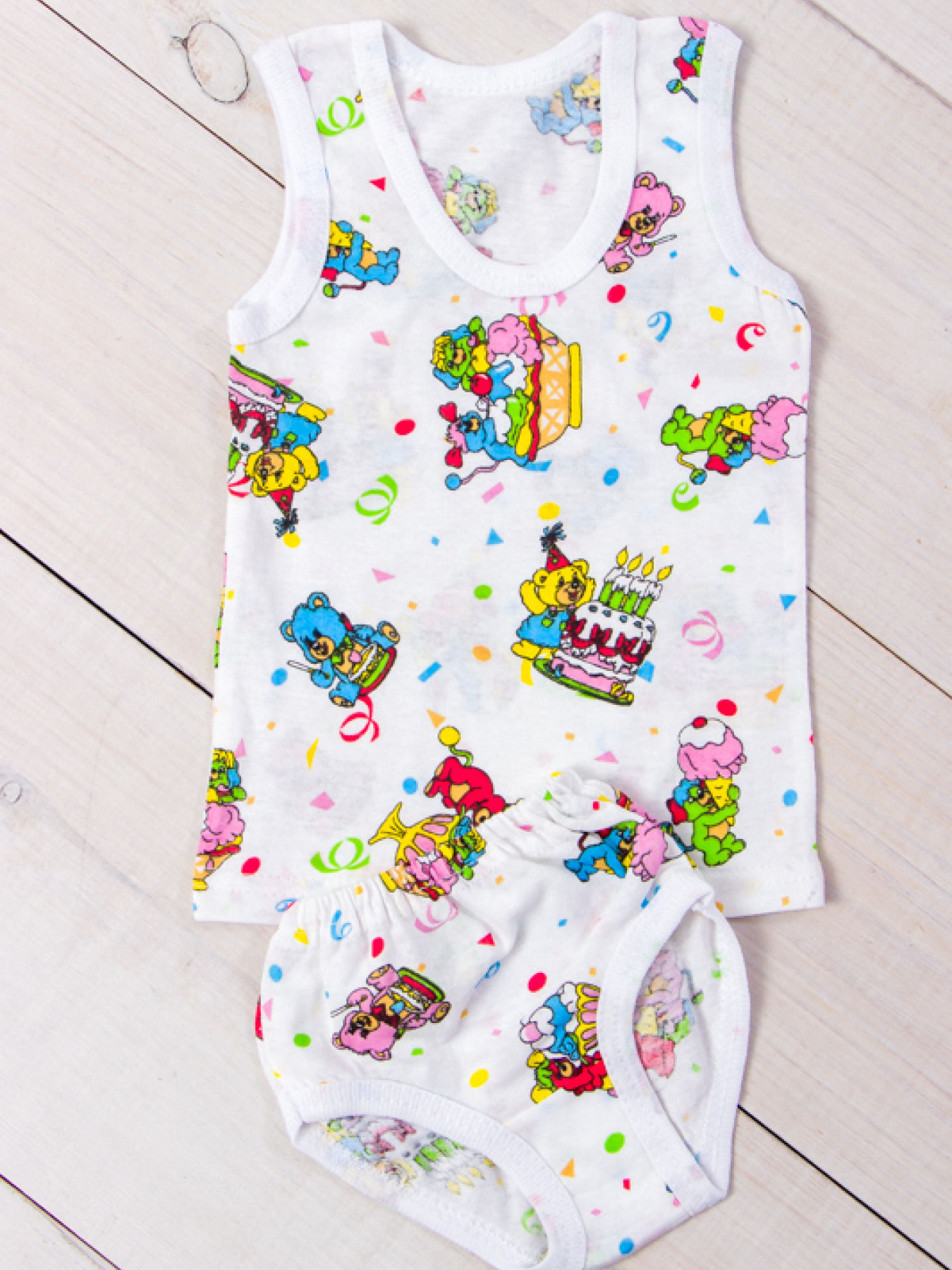 Комплект білизни Носи своє Модель 9687-002V-zvrqta-rznokolxorovij Фото