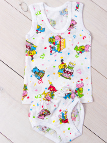 Комплект білизни Носи своє модель 9687-002V-zvrqta-rznokolxorovij Фото