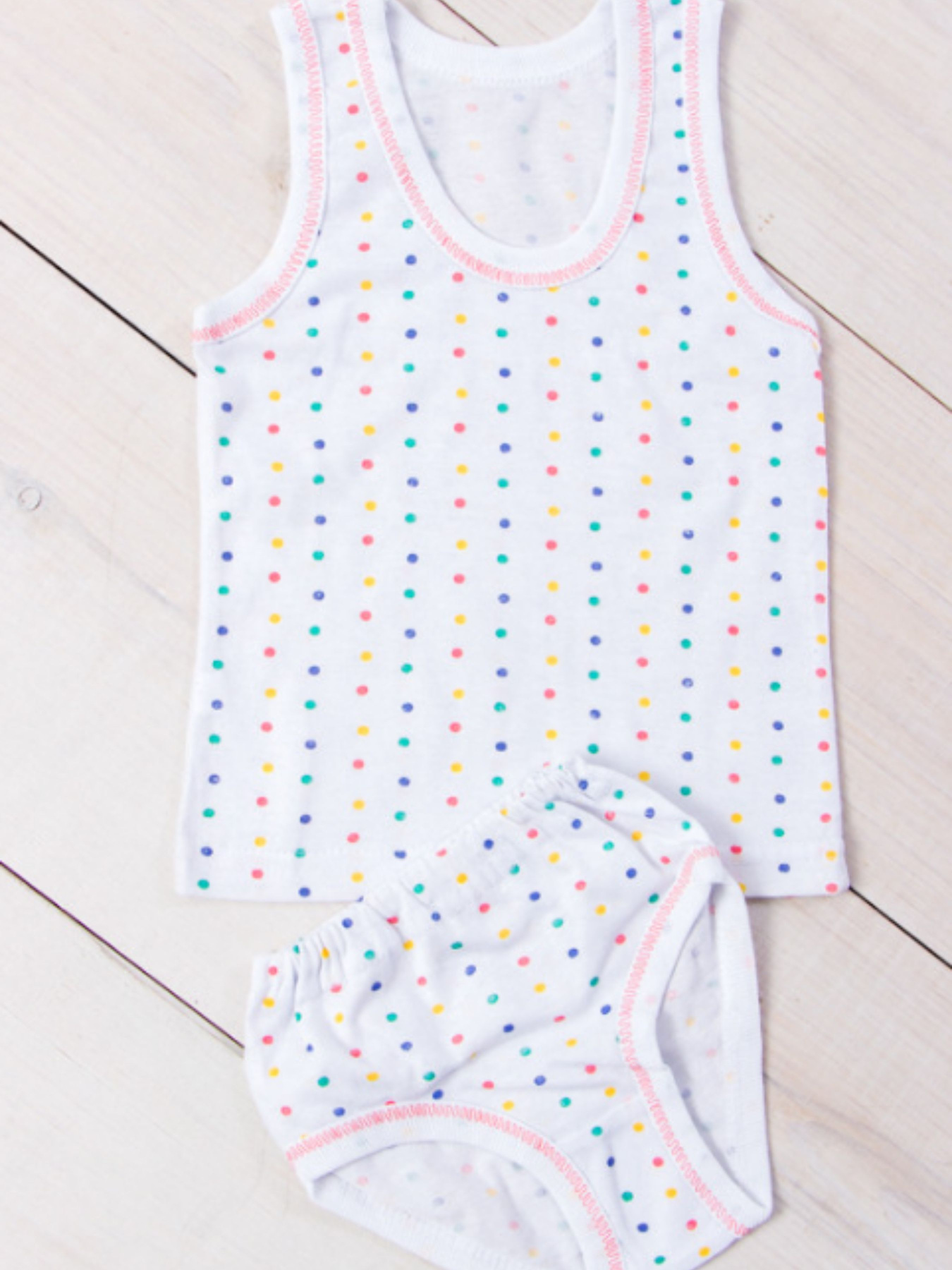 Комплект белья Носи своє модель 9687-002V-goroh-rznokolxorovij Фото