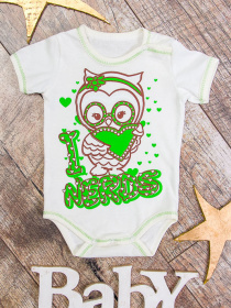 Боди для младенцев Носи своє модель 5011-001-33-1-5-molochnij-sova Фото