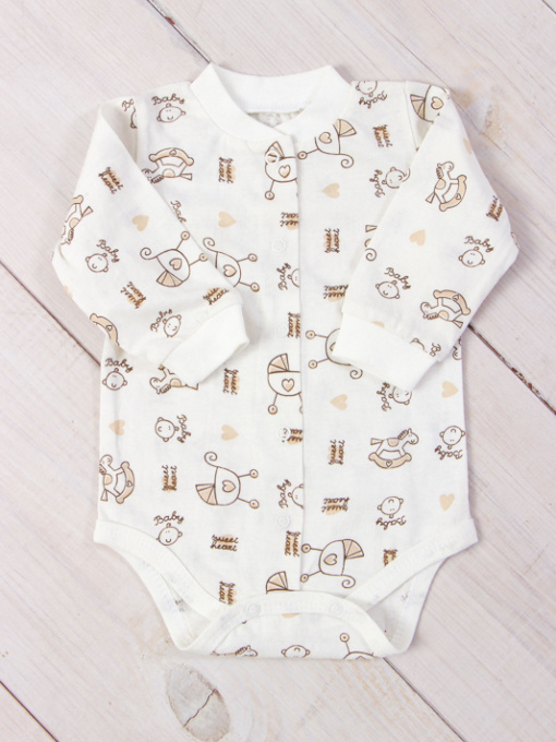 Боди для младенцев Носи своє модель 5047-002-5-vzochki-molochnij Фото