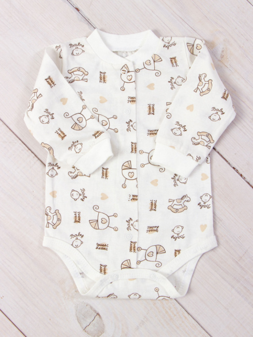 Боди для младенцев Носи своє модель 5047-002-5-vzochki-molochnij Фото