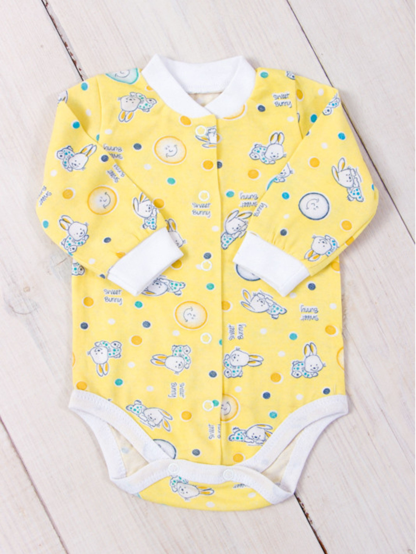 Боди для младенцев Носи своє модель 5047-002-5-zajka-zhovtij Фото